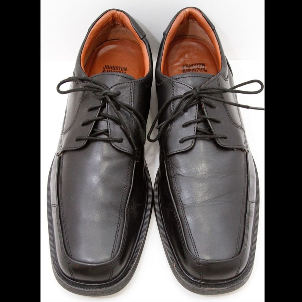 Johnston & Murphy Pattison Black Lace-Up Oxford 11